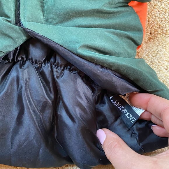 Zack & zoey pet dog clothes / jacket with hoodies size s m - Picture 9 of 9